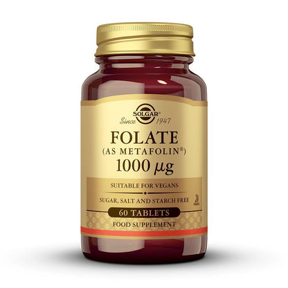 Folato 1000mcg 60comp Solgar