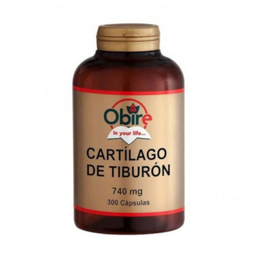 Cartilago De Tiburon 740 mg 300 Cápsulas Obire