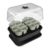 Mini invernadero de cultivo con semilleros y cubierta Green basics Elho M