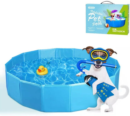 Piscina plegable para mascotas D80 x H20 cm Nobleza