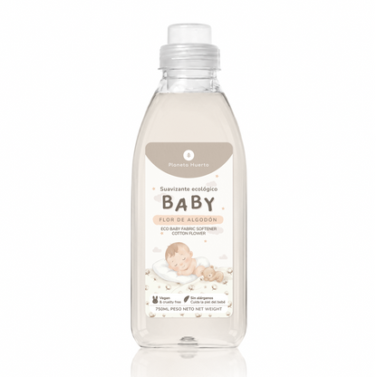 Baby Suavizante para ropa Flor de Algodón ECO Planeta Huerto 750 ml