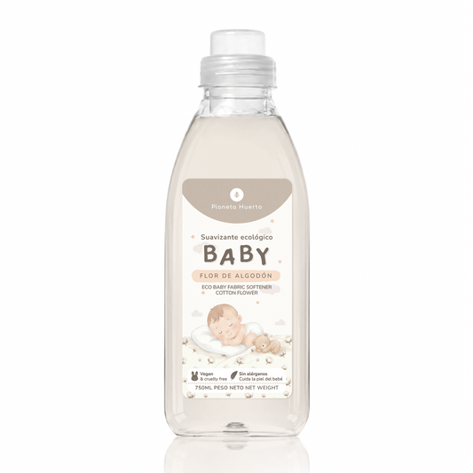 Baby Suavizante para ropa Flor de Algodón ECO Planeta Huerto 750 ml