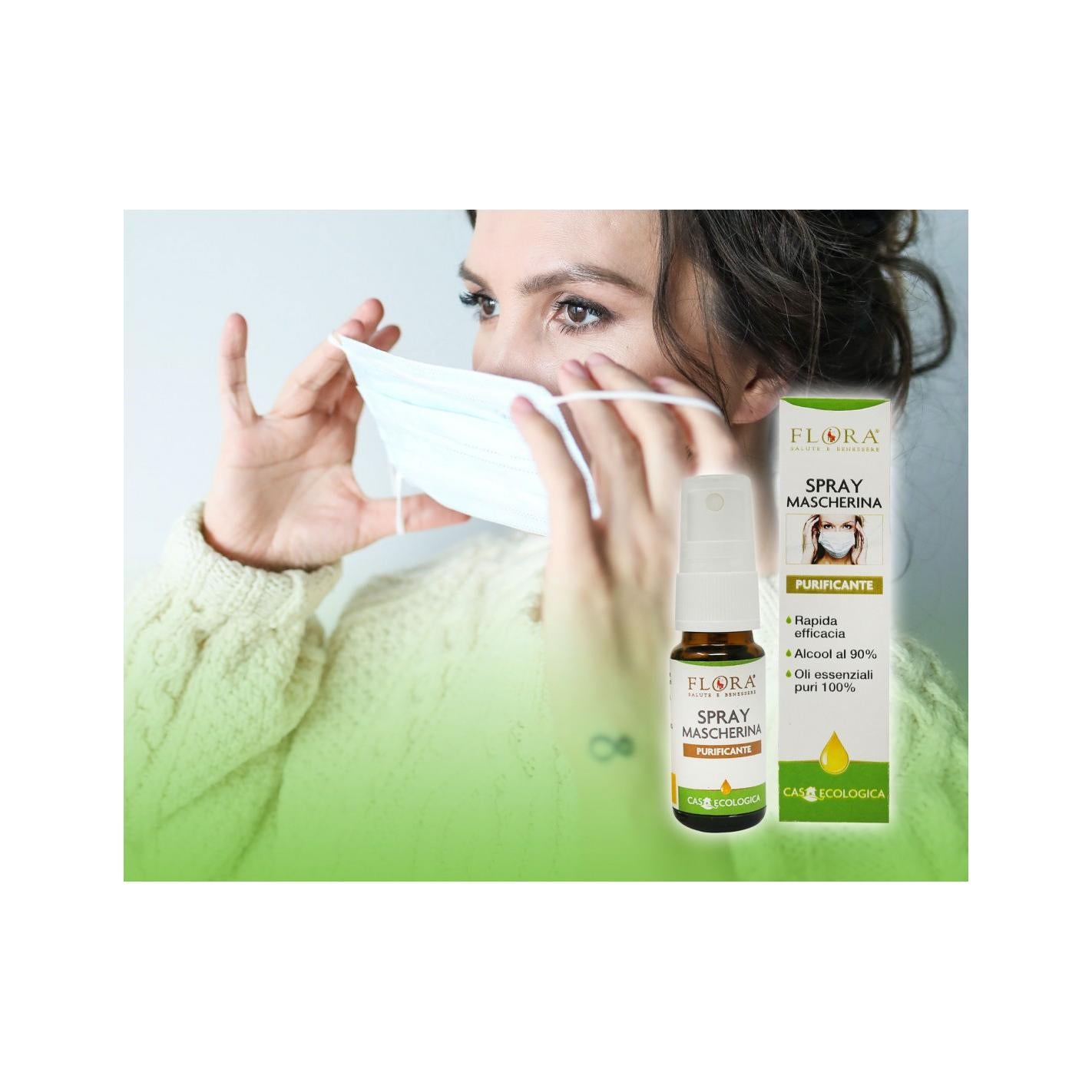 Spray higienizante de mascarillas Flora 30 ml