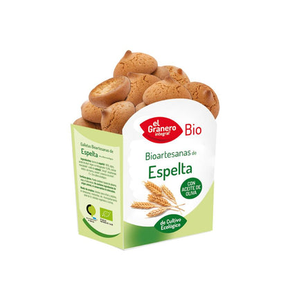 Galletas Artesanas de Trigo Espelta Bio El Granero 220 g