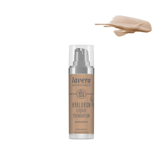 Maquillaje fluido hyaluron - 05 Natural Beige, Lavera 30 ml