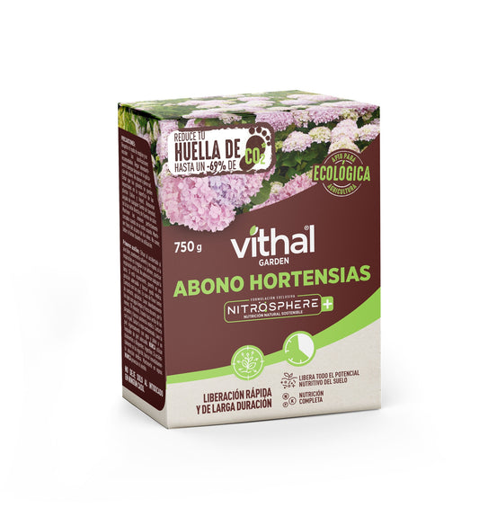 Abono Hortensias Eco Nitrosphere+ 750 g Vithal Garden