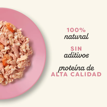 Comida húmeda para gatos Lata Atún y gambas Applaws 156g