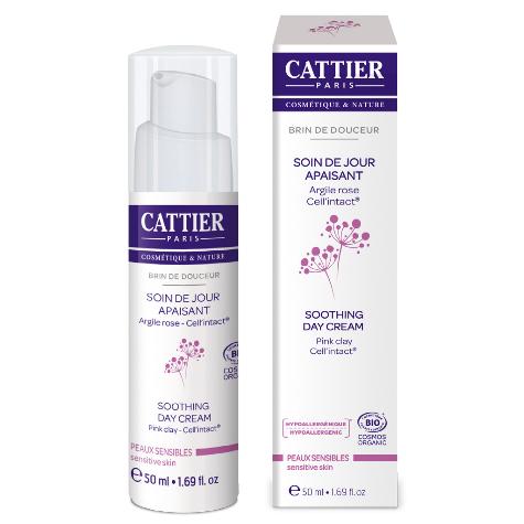 Crema de día calmante Cattier, 50 ml
