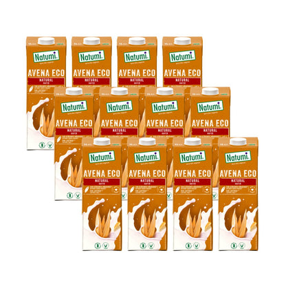 Pack 12 x  Bebida Avena BIO  Natumi 1 L