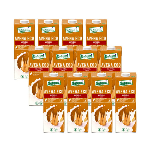 Pack 12 x  Bebida Avena BIO  Natumi 1 L