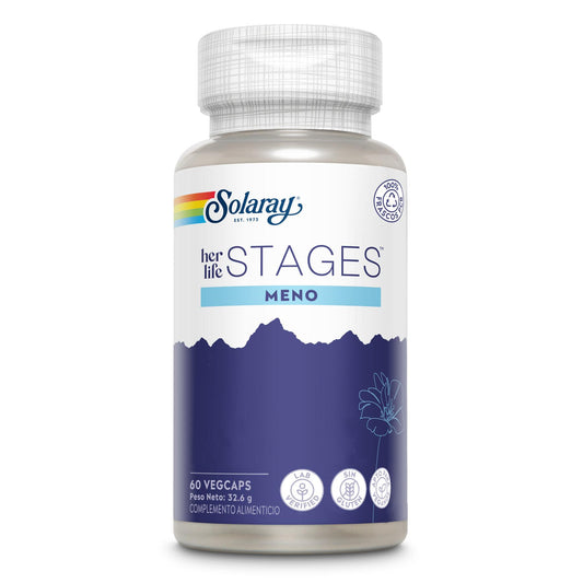 Meno Stages, Solaray, 60 cápsulas vegetales
