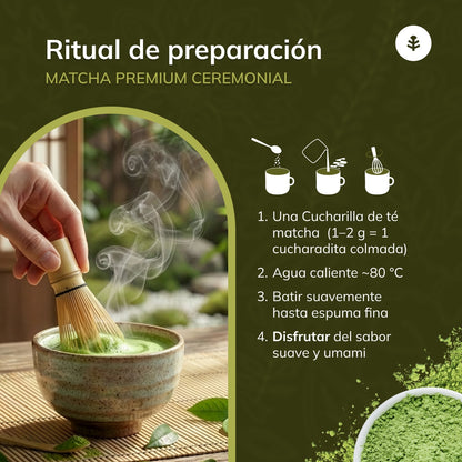 Té Matcha Grado Ceremonial Premium Planeta Huerto 200 g