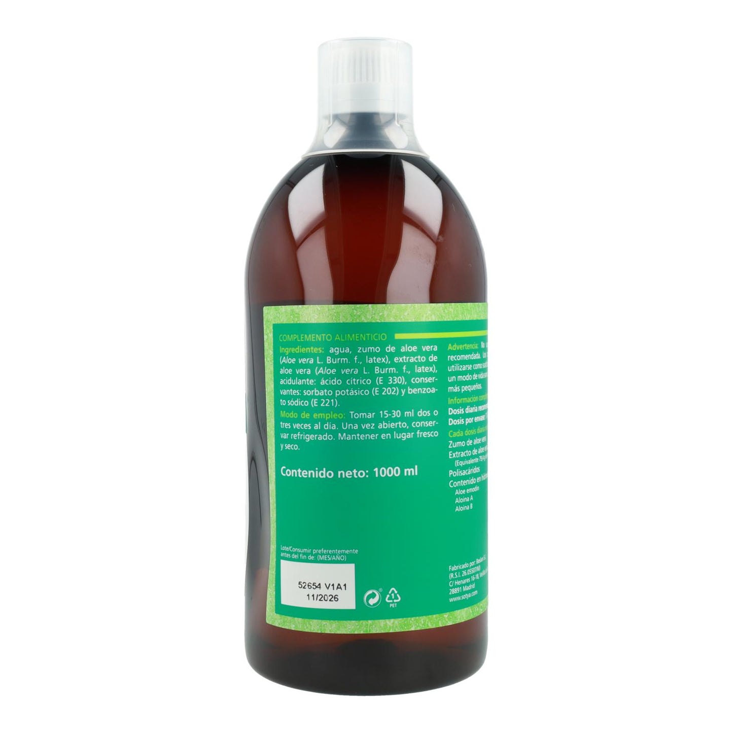 Jugo Aloe Vera Sotya 1 Litro