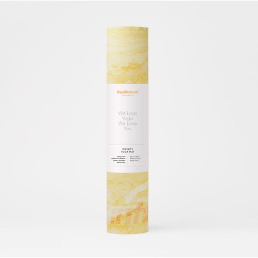 Esterilla para Yoga, Pilates y fitness  EquIIIbrIum Esterilla Infinity Saffron