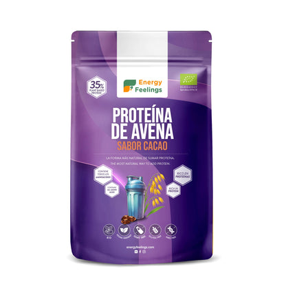 Proteína de avena sabor cacao eco Energy Feelings 500 g XL Pack