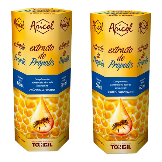 Pack 2x Propolis 100% Tongil Sin Alcohol 60 ml