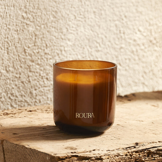 Vela Icons Royal Amber tres mechas, Roura