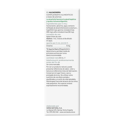 Extracto de Alcachofa Soria Natural, 50 ml