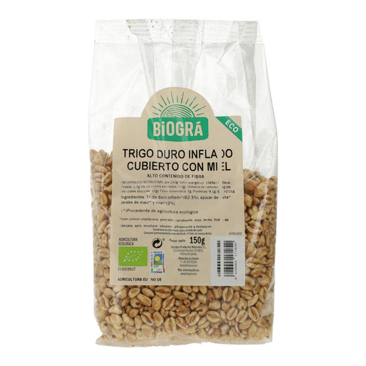 Trigo hinchado con miel BIO Biogrà 150 g