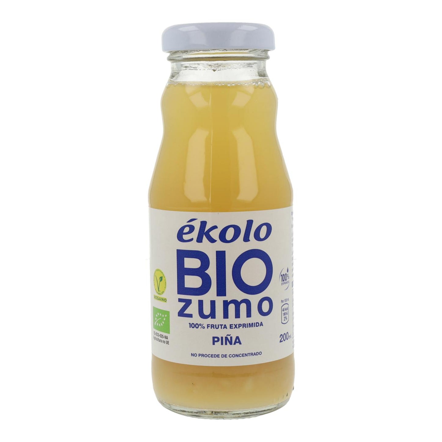 Zumo de Piña Bio 100% exprimido Ékolo