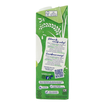Pack 6x Bebida BIO Arroz y Avellana, Isola Bio, 1 L