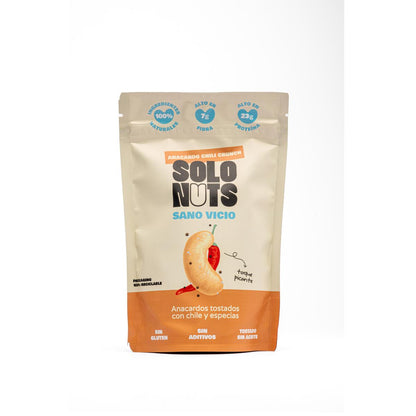 Anacardos Tostados Picantes SoloNuts 130g