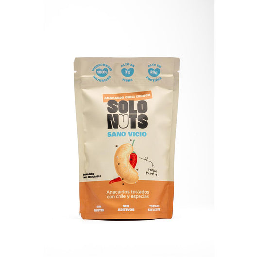 Anacardos Tostados Picantes SoloNuts 130g