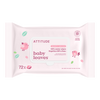 Toallitas Baby Leaves 99% agua sin perfume Attitude