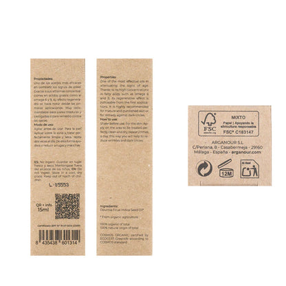 Aceite Puro de Semillas de Higo Chumbo Bio Arganour 15ml