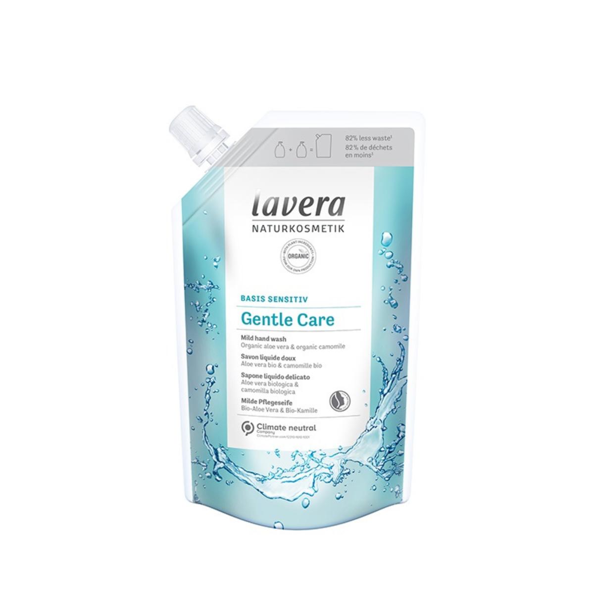 Recarga jabón de manos basis sensitiv, Lavera 250 ml - 500 ml