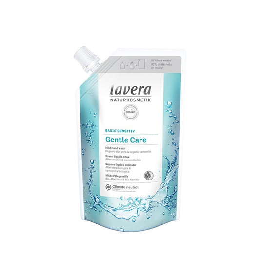 Recarga jabón de manos basis sensitiv, Lavera 250 ml - 500 ml