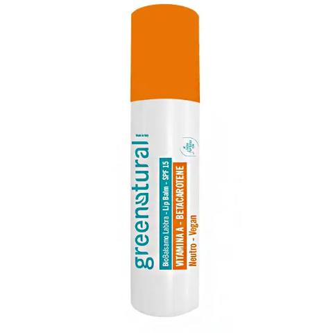 Bálsamo labial con vitamina A y protector solar SPF15 Greenatural