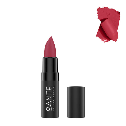 Pintalabios Mate 06 Intense Cherry, Sante, 4,5g