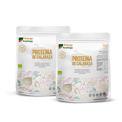 Pack 2x Energy Feelings Proteína de calabaza ECO 1 kg