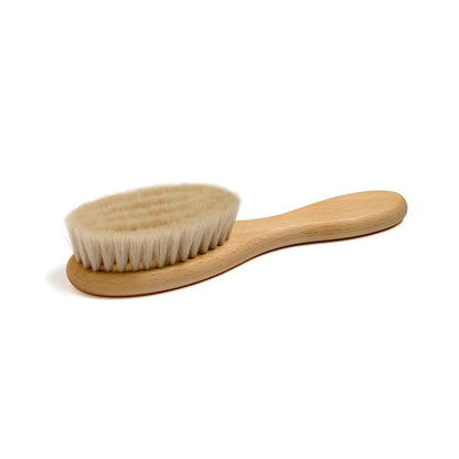Cepillo Natural para Bebé + Bolsita de Algodón Orgánico Carelia