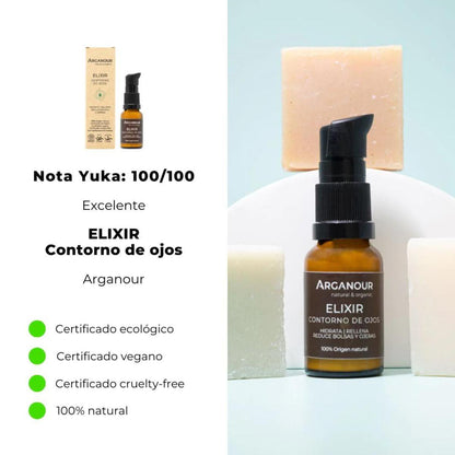 Elixir contorno de ojos 15ml Arganour