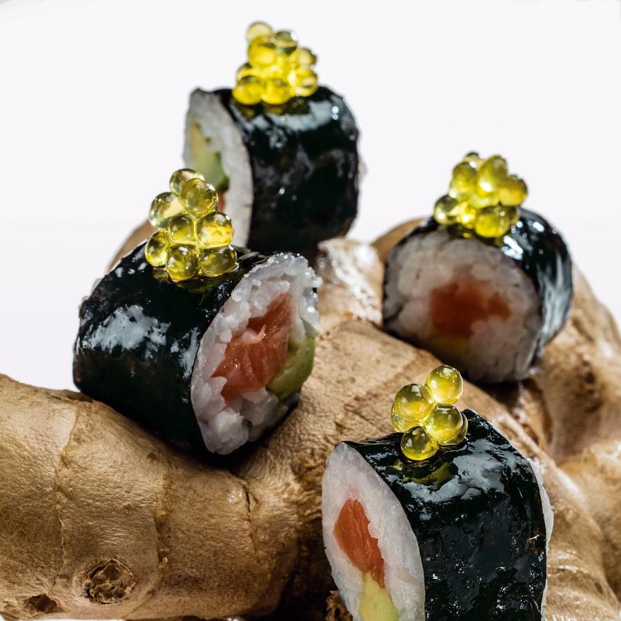 Esferas gelificadas de aceite de oliva virgen extra y wasabi Caviaroli 20g