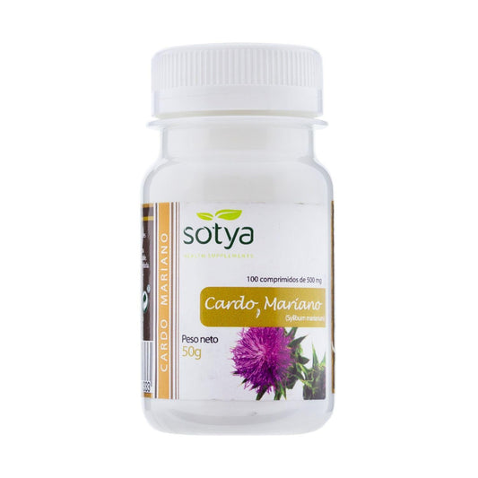 Cardo Mariano 500mg Sotya 100 comprimidos