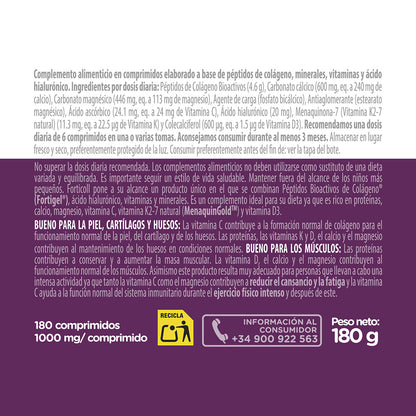 Colágeno BioActivo Forticoll 180 comprimidos