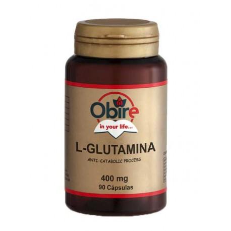 L-Glutamina 400 mg Obire, 90 cápsulas
