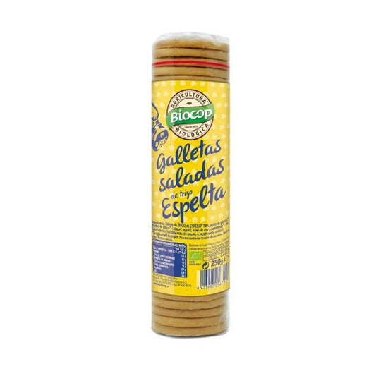 Galletas Saladas de Trigo Espelta BIO Biocop 250 g