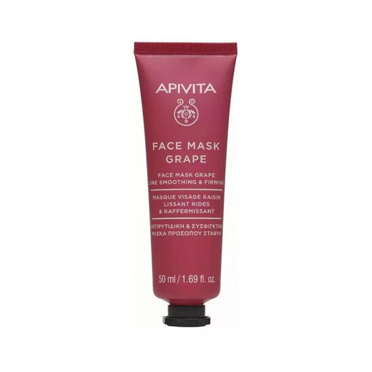 Mascarilla facial nutritiva antiarrugas con uva, APIVITA 50 ml