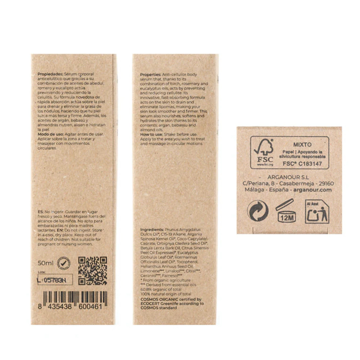 Aceite Abedul Anticelulítico Arganour 50ml