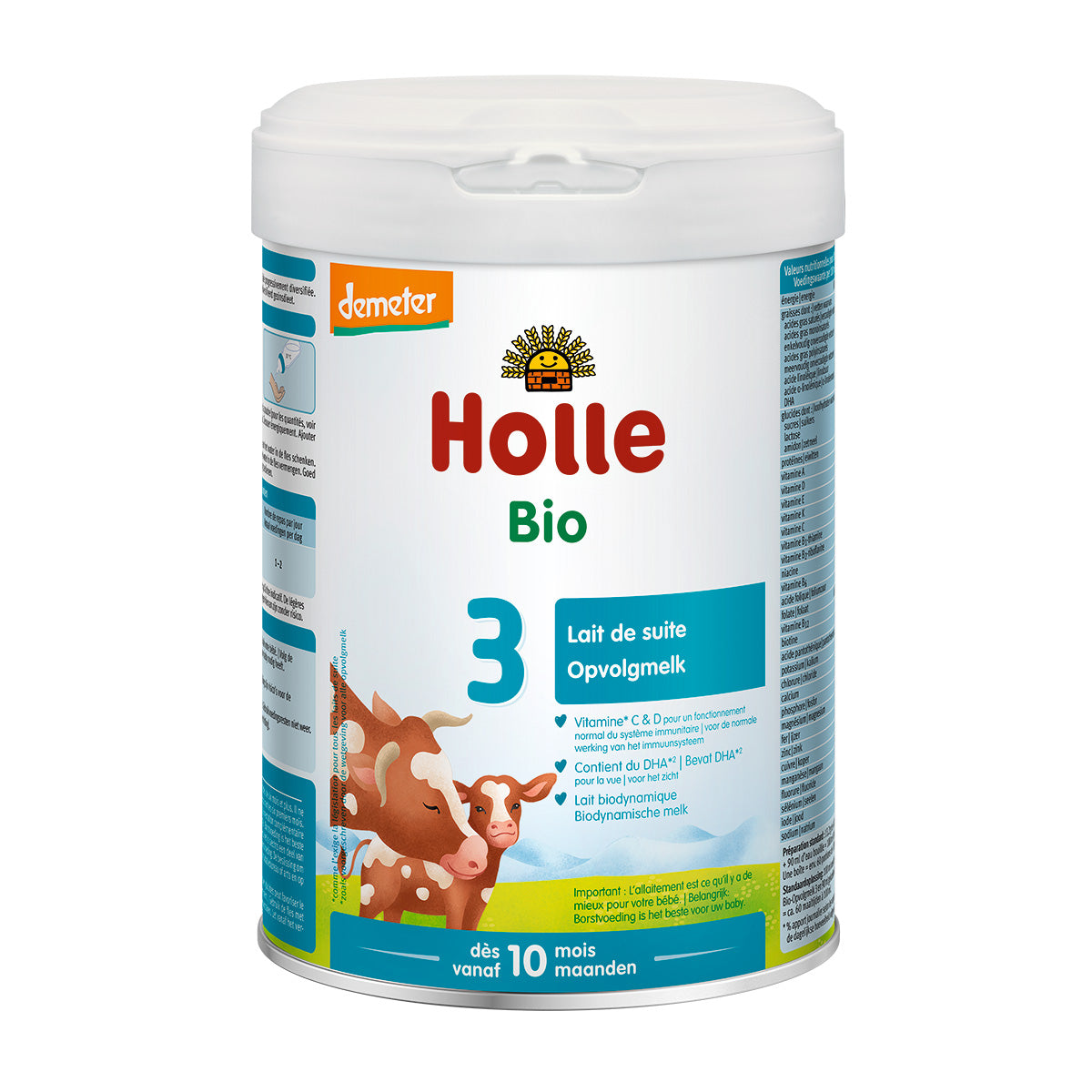 Leche de continuación Eco 3 Demeter a partir 10 meses Holle 800gr