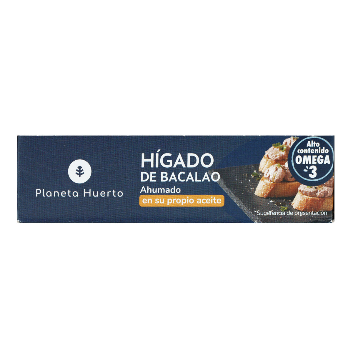Hígado de bacalao en su propio aceite Planeta Huerto 120 g