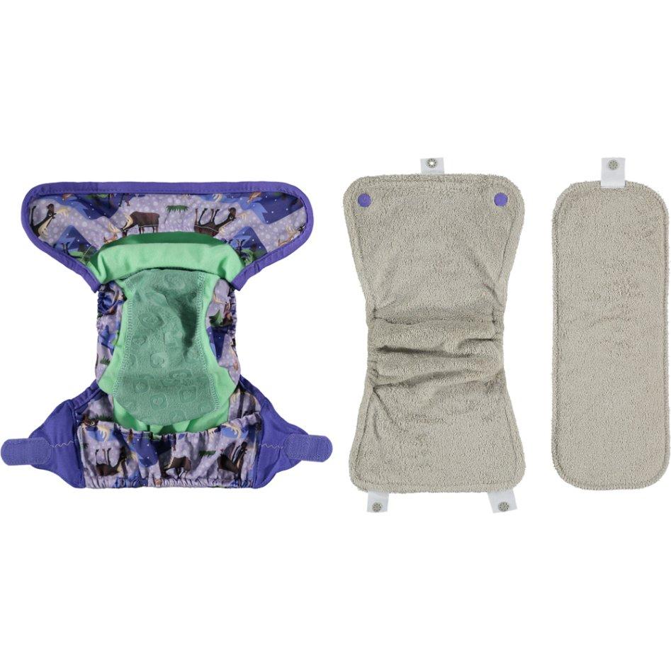 Pañal de tela Pop-in Bambu Moose Velcro Close Parent