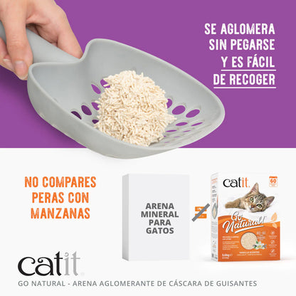 Arena Guisante aroma Vainilla Go Natural! 5,6 kg Catit