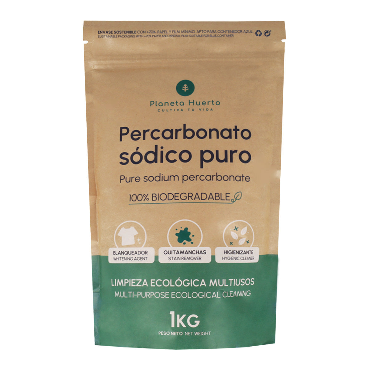 Pack 3x Percarbonato Sódico Planeta Huerto 1 Kg
