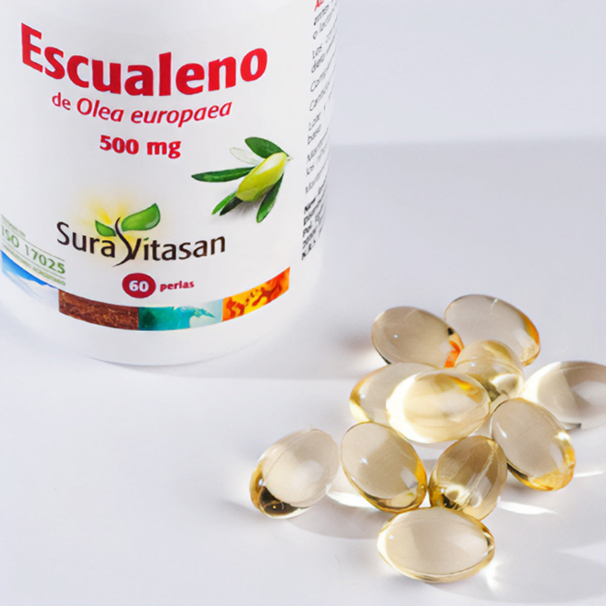 Esqualeno, Sura Vitasan, 60 perlas