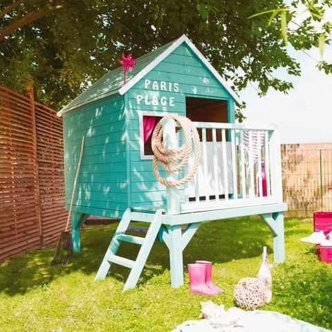 Casita infantil de madera elevada Winny Soulet